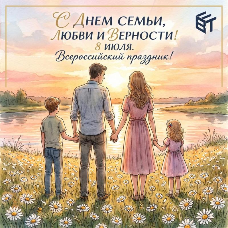 С Днём семьи, любви и верности! - новости ООО «Баумак»